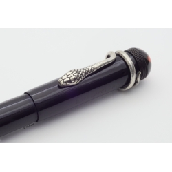 Montblanc No. 7 ROTKÄPPCHEN Safety Sicherheitsfüller 14C F Goldfeder Schlangen-Clip RARE!