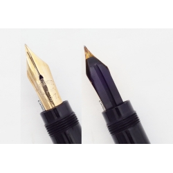 Montblanc No. 7 ROTKAEPPCHEN Safety Pen 14C F Gold-nib Snake-clip RARE!