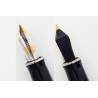 Pelikan M910 Toledo Old Style 925 Sterling Silver 18C F Gold-nib Piston-filler