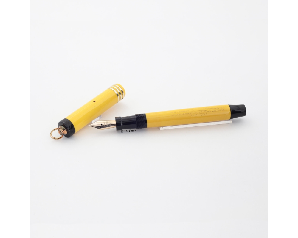 Parker Duofold Lady Manadarin Gelb Ring-top 14K M Goldfeder USA 1928 Vintage