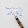 Parker Duofold Junior Blue-Pearl 14K EF Gold-nib USA 1928 Vintage