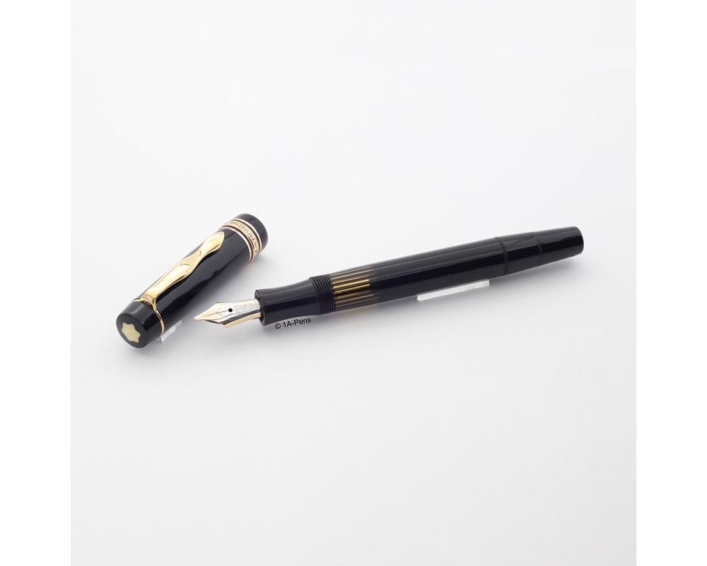 Montblanc Meisterstück 134.G Transitional Modell flex 14C OB Goldfeder Kolbenfüller Zelluloid Vintage