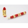 Ancora First Man in Space Red Limited Edition 88 Fountain pen 18K M Gold-nib Box Papers MINT