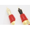 Ancora First Man in Space Red Limited Edition 88 Fountain pen 18K M Gold-nib Box Papers MINT