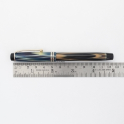 Parker Duofold Streamline True Blue Special 14K F Goldfeder Vintage