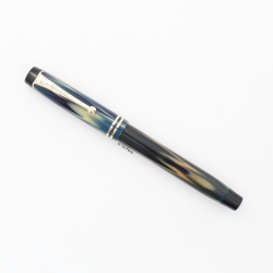 Parker Duofold Streamline True Blue Special 14K F Goldfeder Vintage