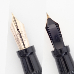 Parker Osmia Duofold Senior Flat-top 14K EF Goldfeder Heidelberg 1929 Vintage