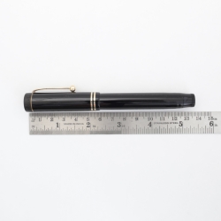 Parker Osmia Duofold Senior Flat-top 14K EF Goldfeder Heidelberg 1929 Vintage