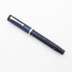 Parker Duofold Senior Lapis-Blau Flattop 14K EF Goldfeder Kanada 1935 Vintage
