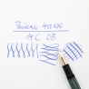 Pelikan 400NN Grün-gestreift 14C OB Goldfeder Kolbenfüller 1957 Vintage