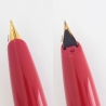 Montblanc Monte Rosa 41P Rot Patronenfüllhalter vergoldete F Feder Vintage