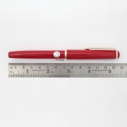 Montblanc Monte Rosa 41P Rot Patronenfüllhalter vergoldete F Feder Vintage