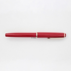 Montblanc Monte Rosa 41P Rot Patronenfüllhalter vergoldete F Feder Vintage