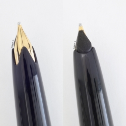 Montblanc Meisterstück 12 Kolbenfüllhalter 18C OB Goldfeder Vintage