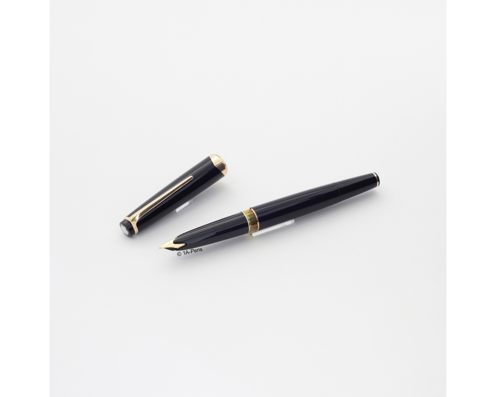 Montblanc Meisterstück 12 Kolbenfüllhalter 18C OB Goldfeder Vintage