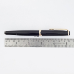 Montblanc Meisterstück 12 Kolbenfüllhalter 18C OB Goldfeder Vintage