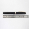 Montblanc 34 Kolbenfüllhalter Schwarz 14C M Intarsia Goldfeder Vintage