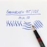 Soennecken 105 Eidechse Grün Kolbenfüllhalter flex 14K OB Goldfeder Vintage