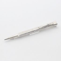 Art Deco Drehbleistift 925 Sterlingsilber Deutsch 1.18 mm Mine vierseitige Form
