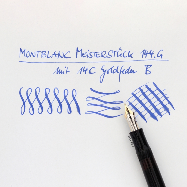 Montblanc Masterpiece 144.G Celluloid Pistonfiller flex 14C B Gold Nib 1952 Vintage